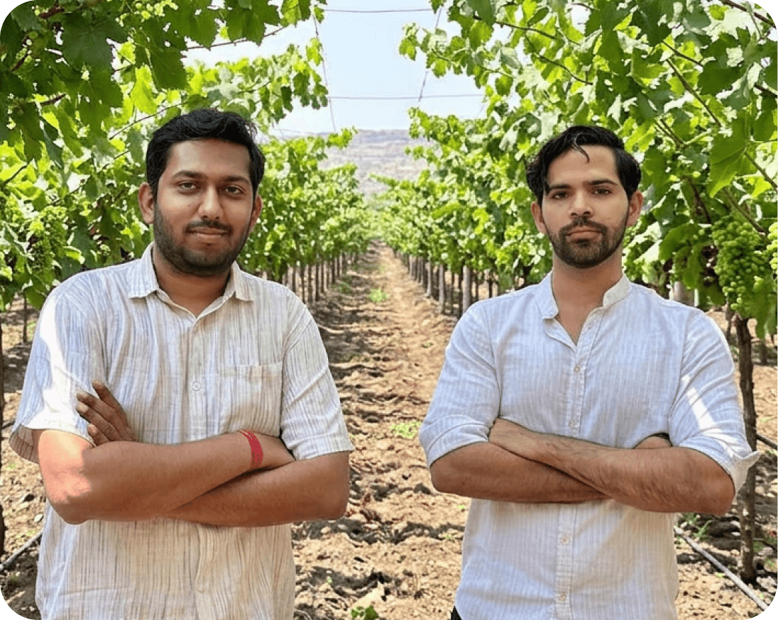 Bharat Intelligence team in a vineyard
